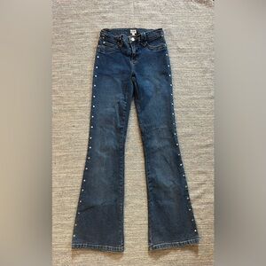 Y2K Flare Studded Cache Jeans Size 4